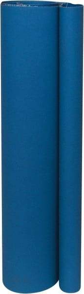 Norton - 25" Wide x 60" OAL, 120 Grit, Zirconia Alumina Abrasive Belt - Zirconia Alumina, Fine, Coated, X Weighted Cloth Backing, Wet/Dry, Series R823 - Apex Tool & Supply