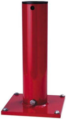 THERN - 8 Inches Long x 8 Inches Wide x 14.56 Inches Deep x 1/2 Inches Thick Davit Crane Pedestal/Socket Base - 7 Inches Distance Between Mounting Hole Centers, 0.41 Inches Hole Diameter, Enamel Finish - Apex Tool & Supply