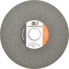Standard Abrasives - 6" Diam, 1" Face Width, 1" Center Hole, Fine Grade, Silicon Carbide Deburring Wheel - Convolute, Medium Density 8 Grade, 6,000 RPM - Apex Tool & Supply
