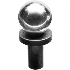 TE-CO - 1/8" Ball Diam, 1/8" Shank Diam, Carbide Inspection Tooling Ball - Apex Tool & Supply