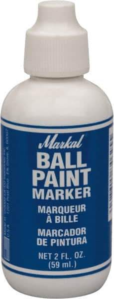 Markal - Blue Paint Marker - Alcohol Base Ink - Apex Tool & Supply