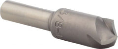 M.A. Ford - 3/8" Head Diam, 1/4" Shank Diam, 3 Flute 120° High Speed Steel Countersink - Apex Tool & Supply