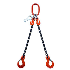 Slings & Tiedowns (Load-Rated); Sling Type: Chain; Length (Feet): 20; Vertical Capacity (Lb.): 61100; Choker Capacity (Lb.): 49900; Width (Inch): 0; Basket Capacity (Lb.): 35300; Eye Type: Large Eye; Chain Sling Type: DOS; Sling Material: Steel; Sling Wid
