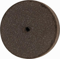 Cratex - 1" Diam x 1/16" Hole x 1/4" Thick, Surface Grinding Wheel - Silicon Carbide, Medium Grade, 25,000 Max RPM, Rubber Bond, No Recess - Apex Tool & Supply