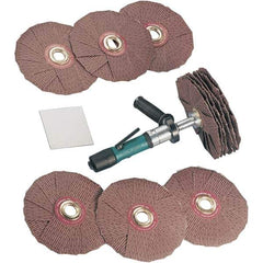 Dynabrade - 0.4 hp, 200-950 RPM Finishing Sander - 22 CFM Air Consumption, 6.21 bar Air Pressure, 1/4 NPT Inlet - Apex Tool & Supply