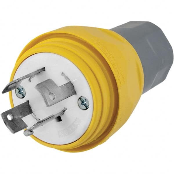 Hubbell Wiring Device-Kellems - 125/250 VAC 20A NonNEMA Industrial Twist Lock Plug - Apex Tool & Supply