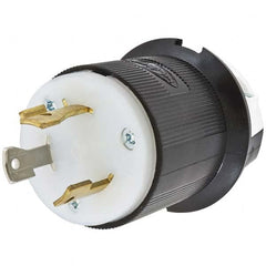 Hubbell Wiring Device-Kellems - 277 VAC 30A NEMA L7-30P Industrial Twist Lock Plug - Apex Tool & Supply