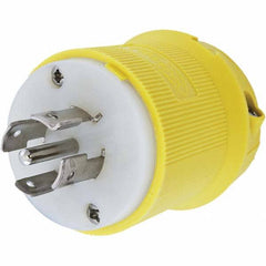 Hubbell Wiring Device-Kellems - 3-Phase Wye 120/208 VAC 20A NEMA L21-20P Marine Twist Lock Plug - Apex Tool & Supply