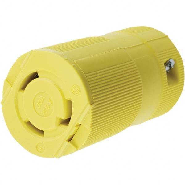 Hubbell Wiring Device-Kellems - 125V 30A NEMA L5-30R Industrial Twist Lock Connector - Apex Tool & Supply