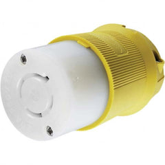 Hubbell Wiring Device-Kellems - 3-Phase Delta 250 VAC 20A NEMA L15-20R Marine Twist Lock Connector - Apex Tool & Supply