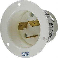 Hubbell Wiring Device-Kellems - 250V 20A NEMA L6-20P Industrial Twist Lock Inlet - Apex Tool & Supply