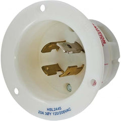 Hubbell Wiring Device-Kellems - 3-Phase Wye 120/208 VAC 20A NEMA L18-20P Industrial Twist Lock Inlet - Apex Tool & Supply