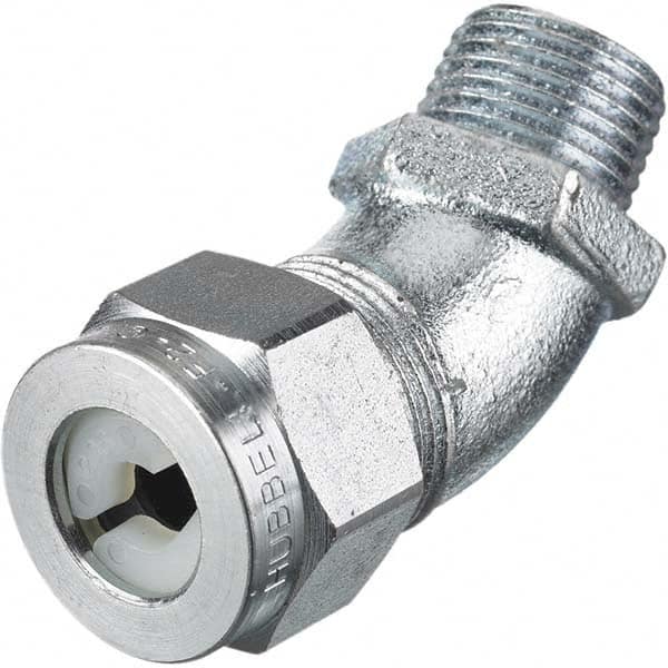 Hubbell Wiring Device-Kellems - 0.38 to 0.25" General Elbow Strain Relief Cord Grip - Apex Tool & Supply