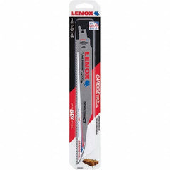 Lenox - Reciprocating Saw Blades Blade Material: Carbide Blade Length (Inch): 9 - Apex Tool & Supply