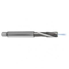 M8x1.0 6H 3-Flute Carbide Semi-Bottoming 15 degree Spiral Flute Tap-Bright - Apex Tool & Supply