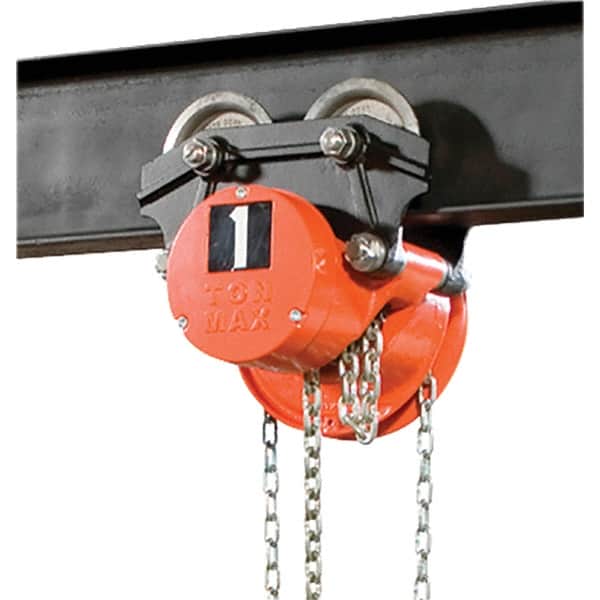 CM - Trolleys Type: Low Headroom Geared Trolley Load Capacity (Lb.): 2,000.000 - Apex Tool & Supply