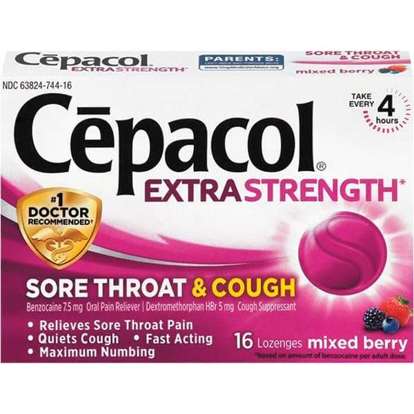 Cepacol - Mixed Berry Flavor Cough Drop Lozenges - Sore Throat Relief - Apex Tool & Supply