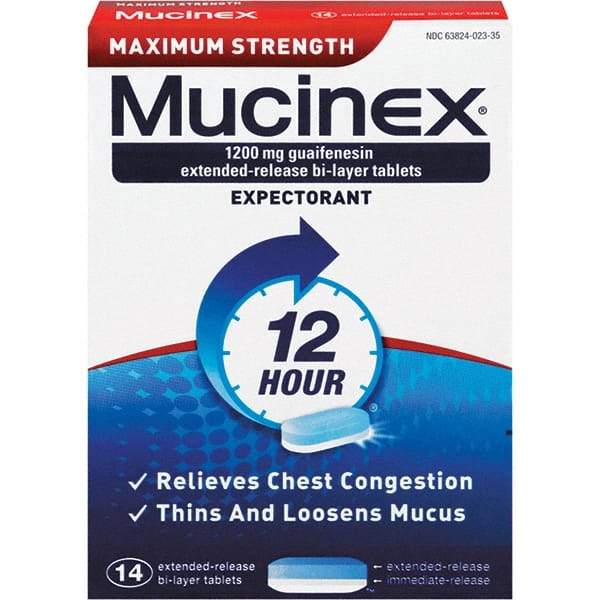 Mucinex - Medi-First Pain Relief Tablets - Cold & Allergy Relief - Apex Tool & Supply