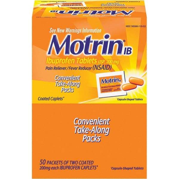 Motrin IB - Motrin IB Tablets - Headache & Pain Relief - Apex Tool & Supply