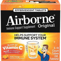 Airborne - Orange Flavor Immune Support Tablets - Vitamins/Supplements - Apex Tool & Supply