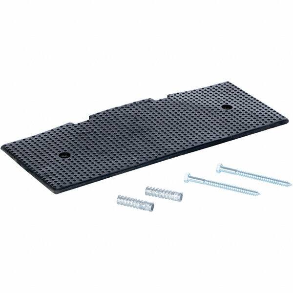 Vestil - 8-7/8" Long x 23-1/2" Wide x 1-3/8" High, Rubber Speed Hump - Black - Apex Tool & Supply