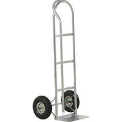 Vestil - 500 Lb Capacity 52" OAH Hand Truck - P Handle, Steel, Pneumatic Wheels - Apex Tool & Supply