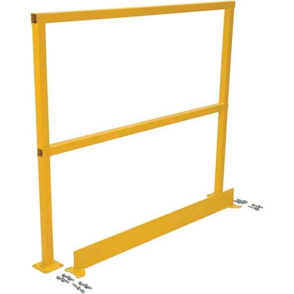 Vestil - 4" Long x 42" High, Steel Square Handrails - Apex Tool & Supply