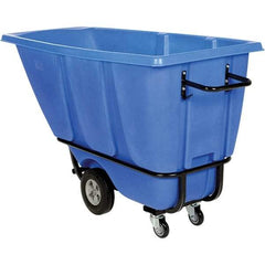 Vestil - 1,400 Lb Load Capacity, Polyethylene Tilt Truck - 28" Wide x 62" Long x 35" High - Apex Tool & Supply
