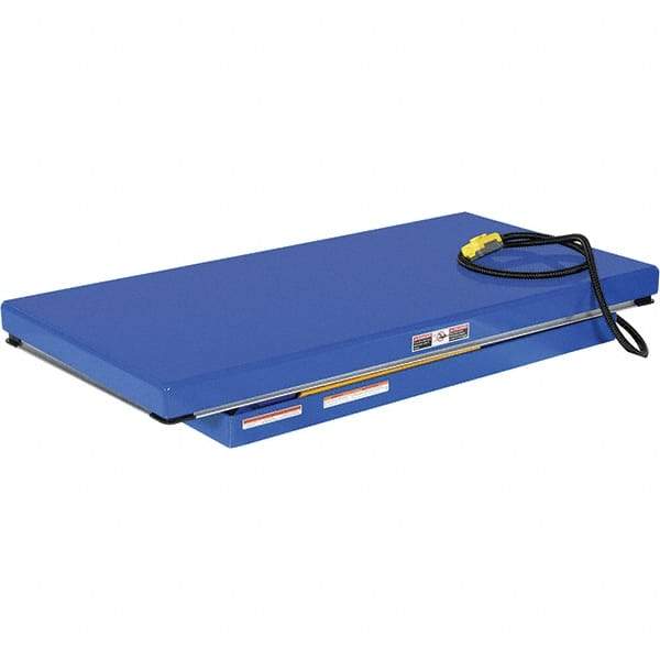 Vestil - 3,000 Lb Capacity Hydraulic Scissor Lift - 7" to 43" Lift Height, 60" Platform Length x 30" Platform Width - Apex Tool & Supply