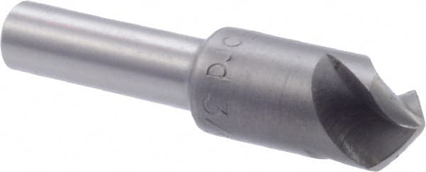 M.A. Ford - 3/8" Head Diam, 1/4" Shank Diam, 3 Flute 100° High Speed Steel Countersink - Apex Tool & Supply