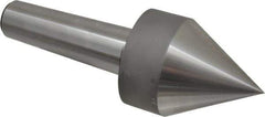 Riten - MT5 Taper Shank, Live Center - 1,500 Max RPM, 3-1/2" Point Diam, 4-15/16" Point Len, 1,500 Lb Max Workpc, 4-29/32" OAL, Pipe Nose Point - Apex Tool & Supply