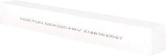Norton - 320 Grit Aluminum Oxide Square Dressing Stick - 8 x 1 x 1, Extra Fine Grade, Vitrified Bond - Apex Tool & Supply