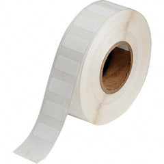 Brady - 1" Wide x 1/2" Long, White Polypropylene Inkjet Label - For BradyJet J2000 - Apex Tool & Supply