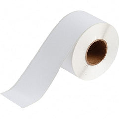Brady - 2-1/4" Wide, White Vinyl Inkjet Label - For BradyJet J2000 - Apex Tool & Supply
