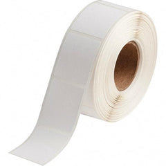 Brady - 1-3/4" Wide x 1-1/2" Long, White Polypropylene Inkjet Label - For BradyJet J2000 - Apex Tool & Supply