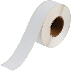 Brady - 1-1/8" Wide, White Vinyl Inkjet Label - For BradyJet J2000 - Apex Tool & Supply