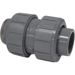 Asahi/America - 1/2" CPVC Check Valve - True Union Ball Check, Socket x Thread, 150 WOG - Apex Tool & Supply