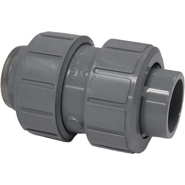 Asahi/America - 3/4" CPVC Check Valve - True Union Ball Check, Socket x Thread, 150 WOG - Apex Tool & Supply