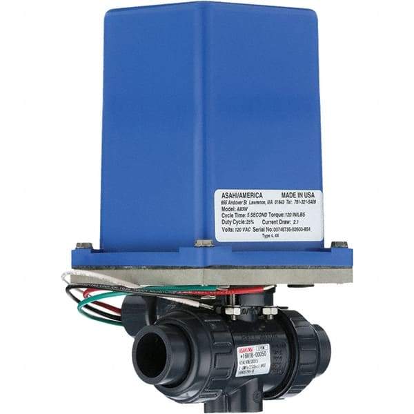 Asahi/America - Actuated Ball Valves   Actuator Type: Electric    Pipe Size: 1-1/4 (Inch) - Apex Tool & Supply