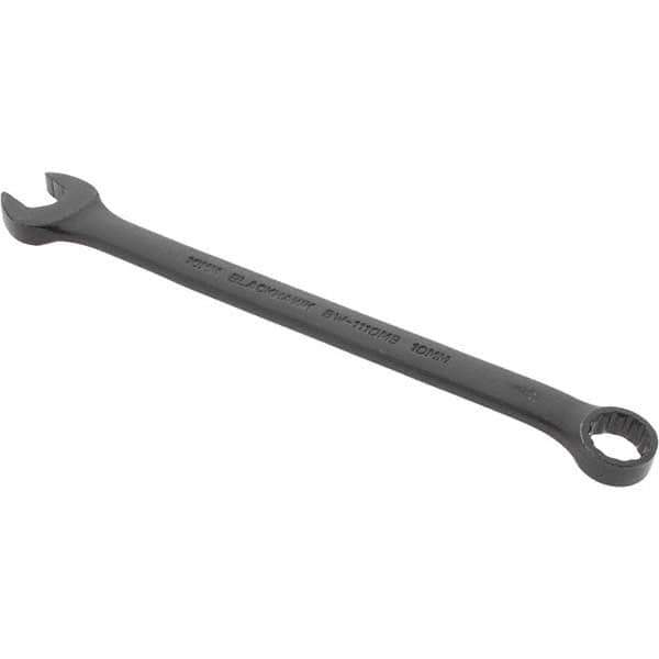 Blackhawk by Proto - 10mm 12 Point Offset Combination Wrench - 15° Offset Angle, 6-1/4" OAL, Steel, Black Finish - Apex Tool & Supply