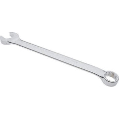 Blackhawk by Proto - 1-1/4" 12 Point Offset Combination Wrench - 15° Offset Angle, 16.9" OAL, Steel, Chrome Finish - Apex Tool & Supply