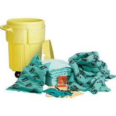 Brady SPC Sorbents - 38 Gal Capacity Chemical Spill Kit - 55 Gal Polyethylene Drum - Apex Tool & Supply
