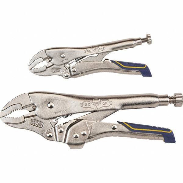 Irwin - Locking Pliers Plier Type: Locking Pliers Jaw Style: Long Nose; Curved - Apex Tool & Supply