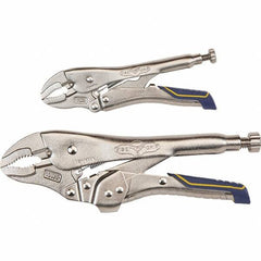 Irwin - Locking Pliers Plier Type: Locking Pliers Jaw Style: Long Nose; Curved - Apex Tool & Supply