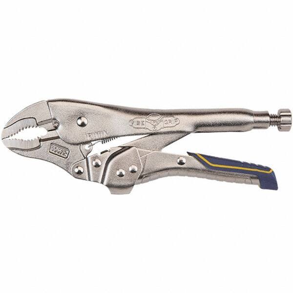 Irwin - Locking Pliers Plier Type: Locking Pliers Jaw Style: Long Nose Curved w/Wire Cutter - Apex Tool & Supply