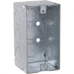 Hubbell-Raco - 4 x 2-1/8 x 2.188" Steel Rectangular Device Box - Apex Tool & Supply