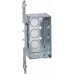 Hubbell-Raco - 7 x 2-3/8 x 2.188" Steel Rectangular Device Box - Apex Tool & Supply