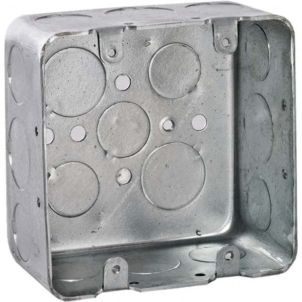 Hubbell-Raco - 4 x 4 x 2.188" Steel Square Device Box - Apex Tool & Supply