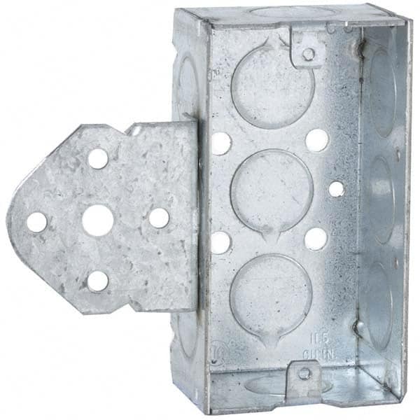 Hubbell-Raco - 4 x 4 x 1.563" Steel Rectangular Device Box - Apex Tool & Supply