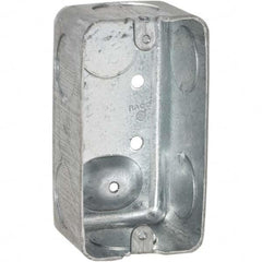 Hubbell-Raco - 4 x 2-1/8 x 1-7/8" Steel Rectangular Device Box - Apex Tool & Supply